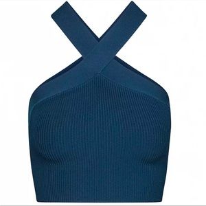 Aritzia Babaton- Sculpt Knit Criss Cross Tank